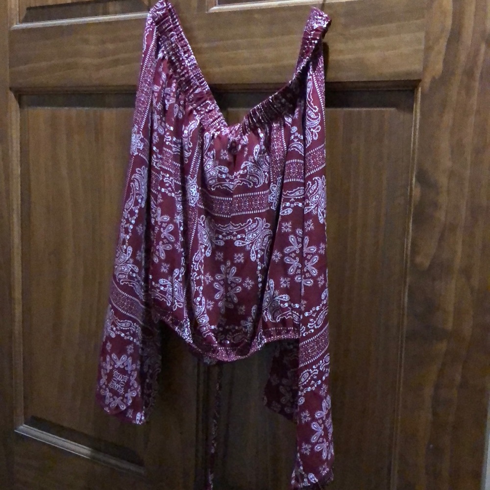 Altar’d State Paisley Crop long sleeve